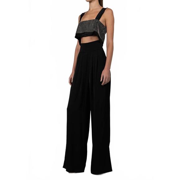 NWT Nonchalant Label Capri Crop in Black (S) - Picture 3 of 7